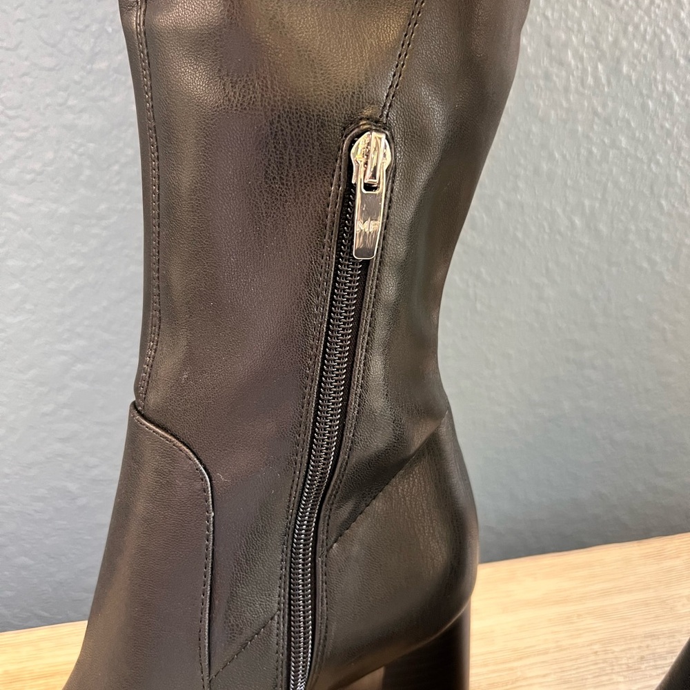 🆕 Marc Fisher Black Over the Knee Boots - Picture 4 of 9